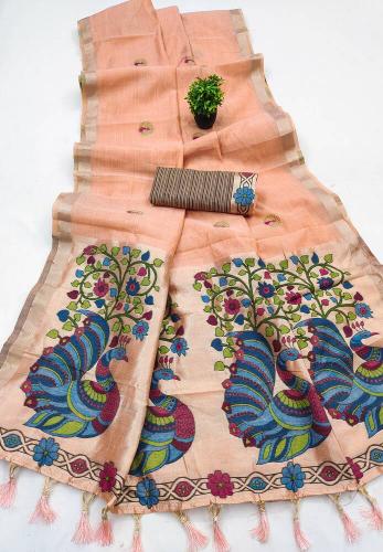 Anupama muga cotton wholesale saree shops in surat